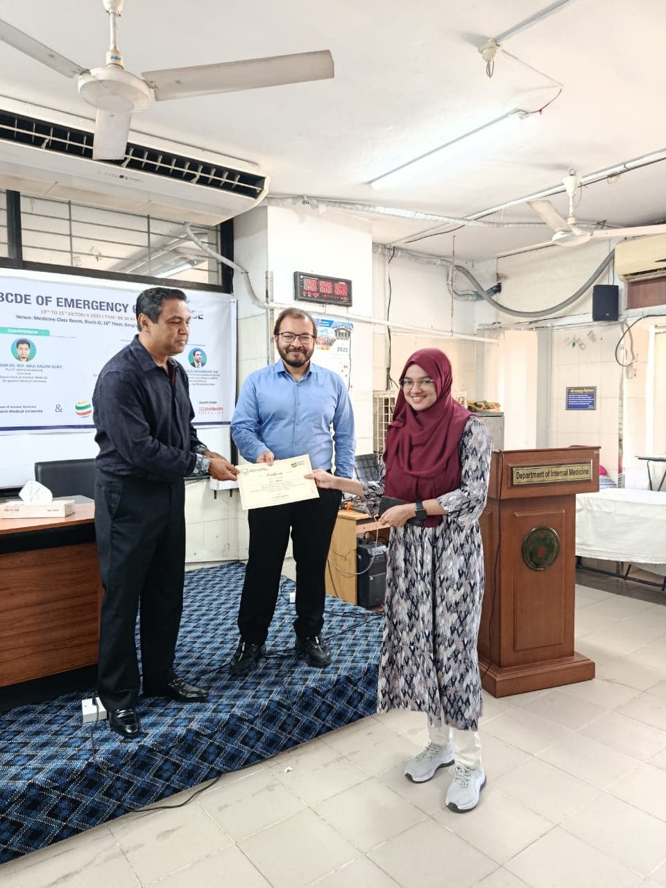 “ABCDE of Emergency Care Course” at Bangladesh Medical University