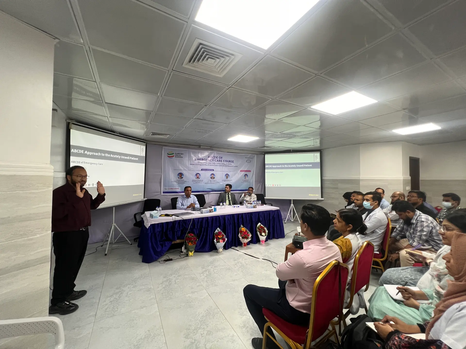 “ABCDE of Emergency Care Course” at Chattogram Maa-O-Shishu Medical College Hospital